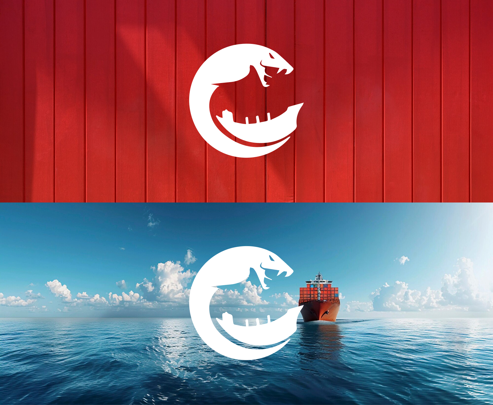 Cobra Shipping Logo White